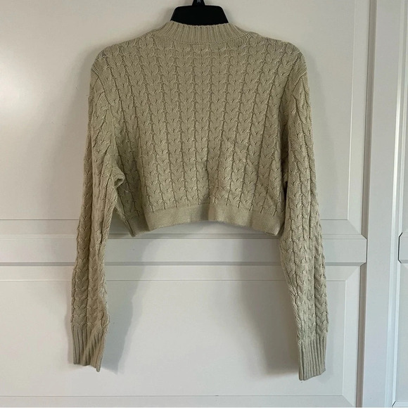 New! Danielle Bernstein desert tan color mock neck sweater NWT 30656 - Picture 5 of 10